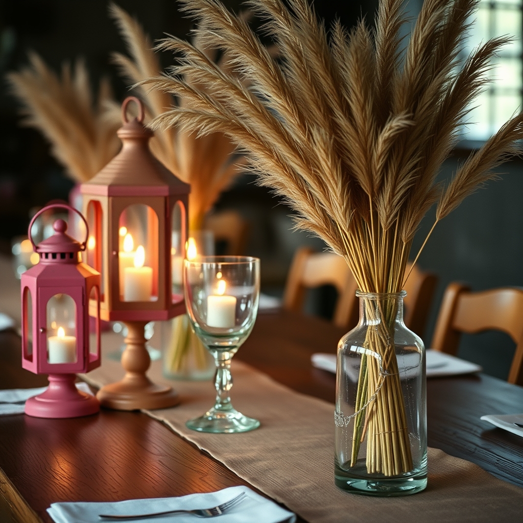 Boho Chic Centerpieces on a Budget, Stylish & Free