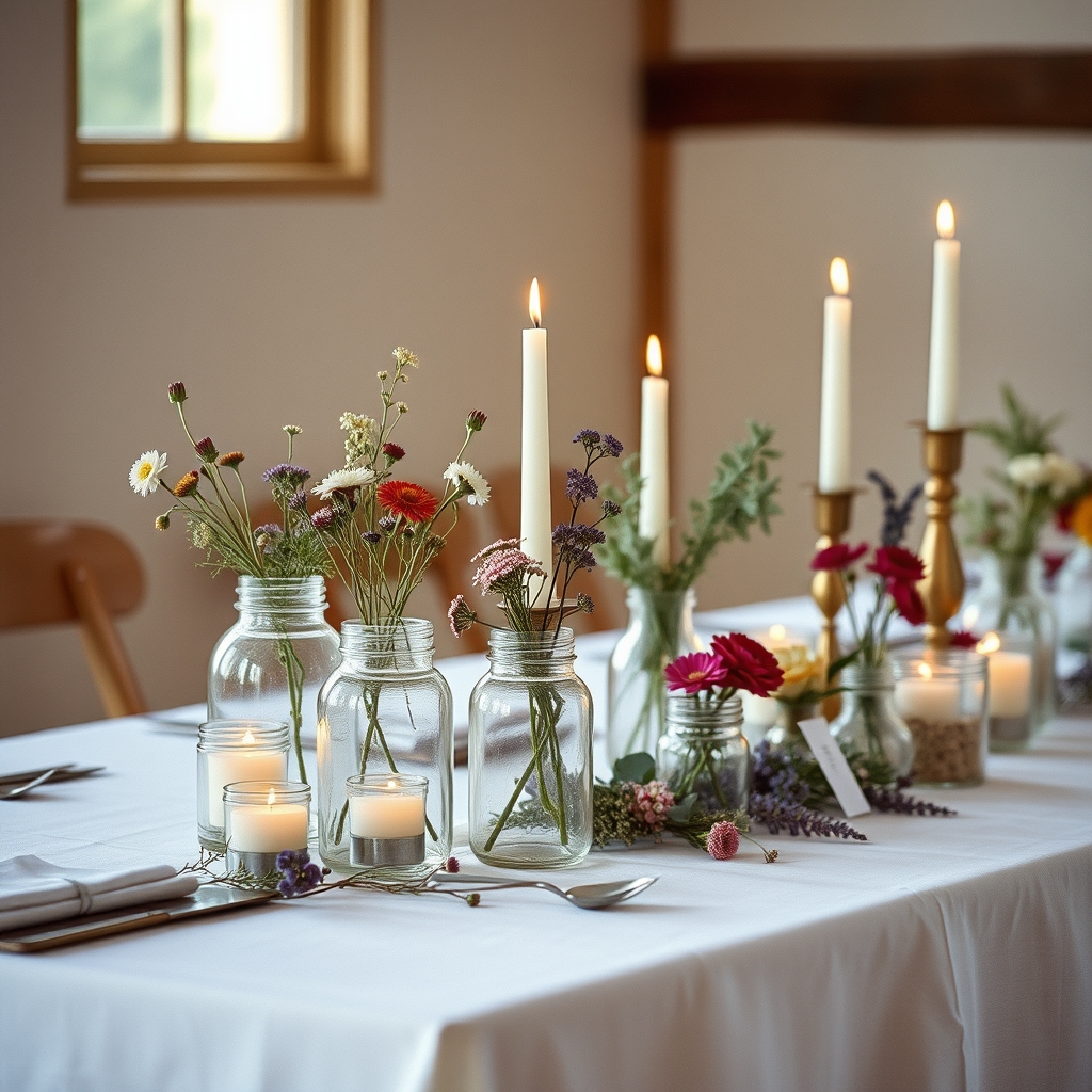 Boho Chic Centerpieces on a Budget, Naturally