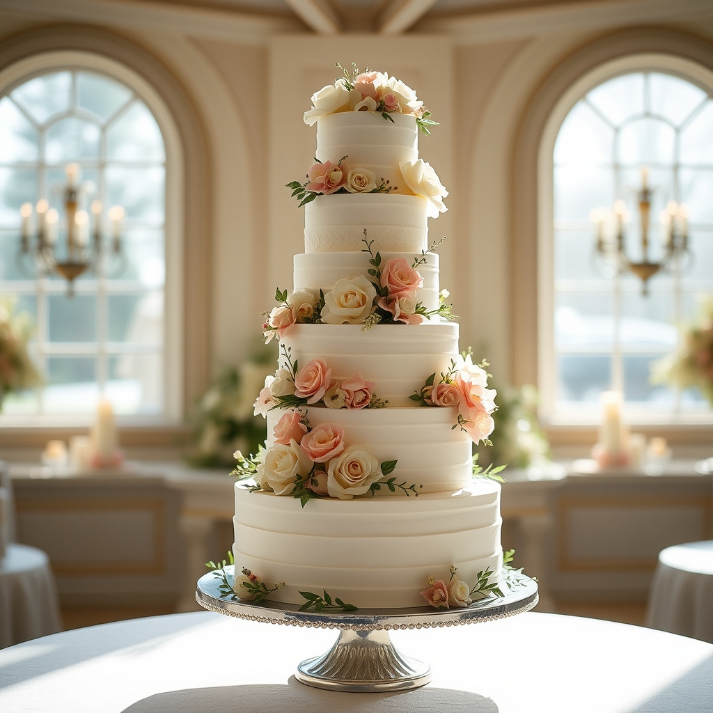 Elegant Wedding Cakes for a Sweet Soiree