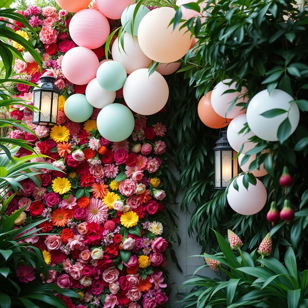 Summer Wedding Backdrops on a Budget