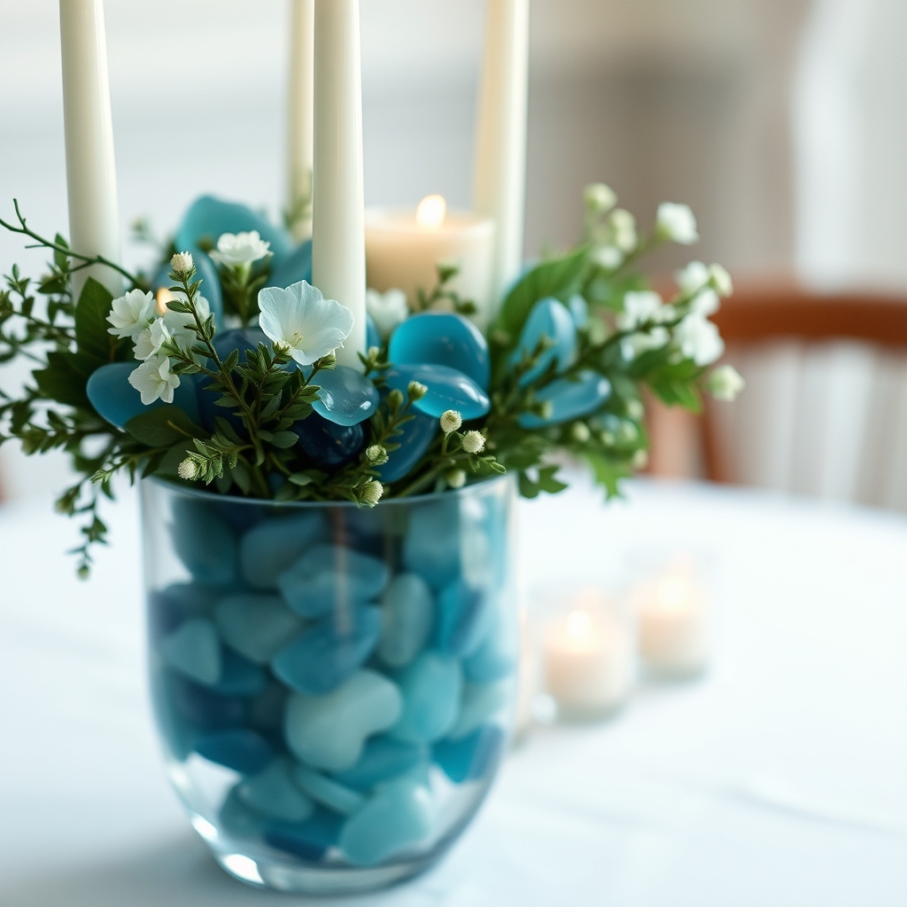 Sea Glass Elegance for a Sustainable Wedding